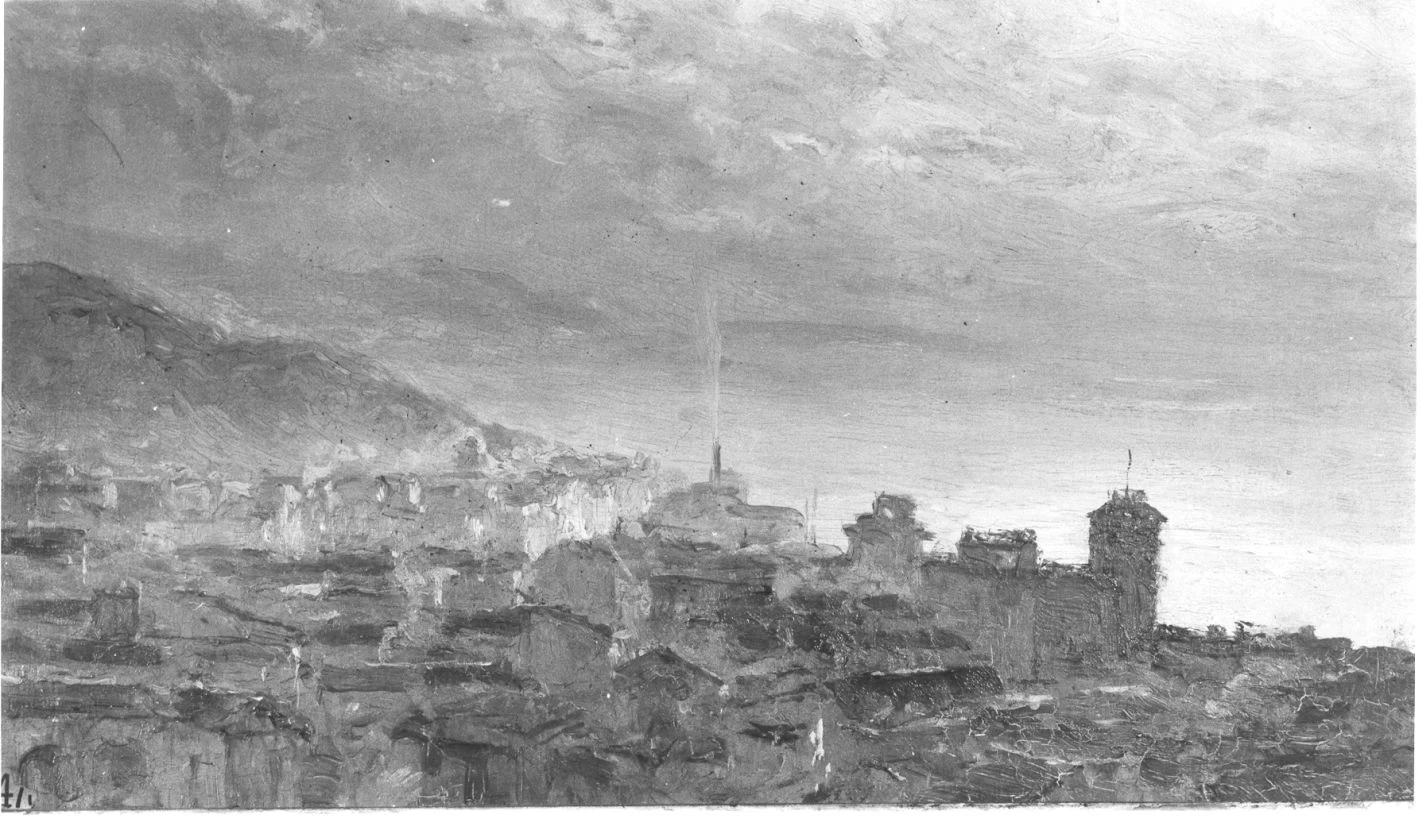 Salerno al tramonto - Palazzo Comunale, Salerno